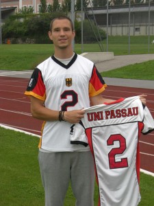 Flagfootball-Nationalspieler Hauke Bastert