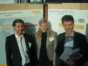 von rechts: Prof. Gerhard Waschler, Dr. Ursula Weier, Markus Köpf