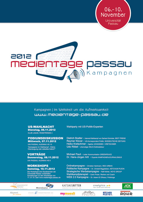 Logo Medientage Passau 2012