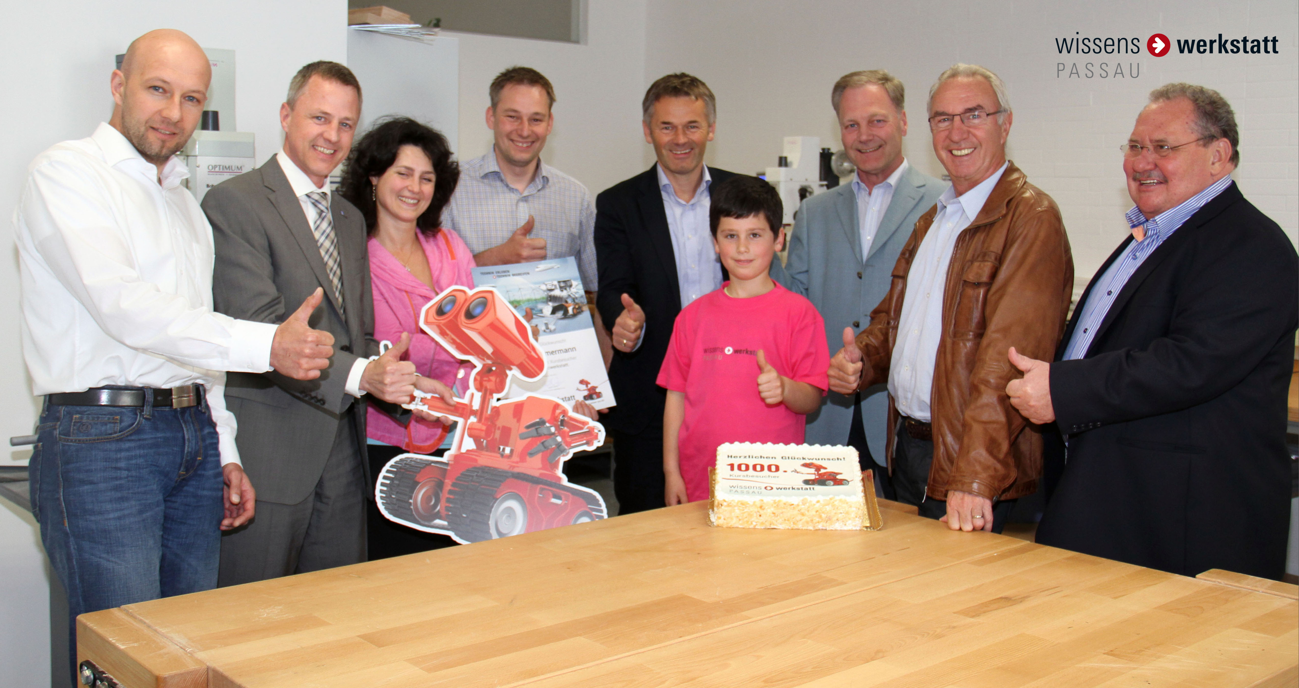 Die Passauer Wissenswerkstatt begrüßt ihren 1000 Besucher
