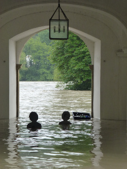 Nikolakloster überflutet