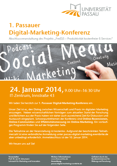 1. Passauer Digital-Marketing-Konferenz