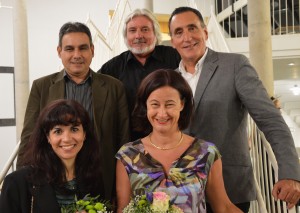 Annette Chao García, Ursula Reutner (vorne, v.l.), Eduardo Perera (hinten v.l.), Mario Masvidal, Onelio Blanco Delgado.