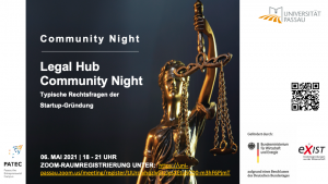 Flyer Community Night Legal Hub
