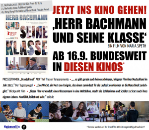 Filmplakat Herr Bachmann und seine Klasse