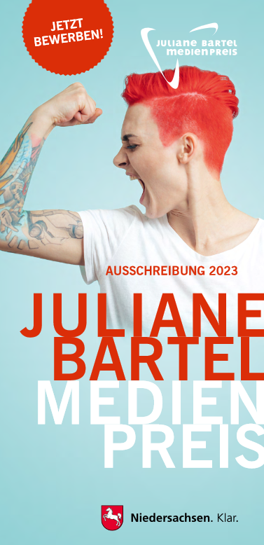 Juliane Bartel Medienpreis: Jetzt Bewerben!